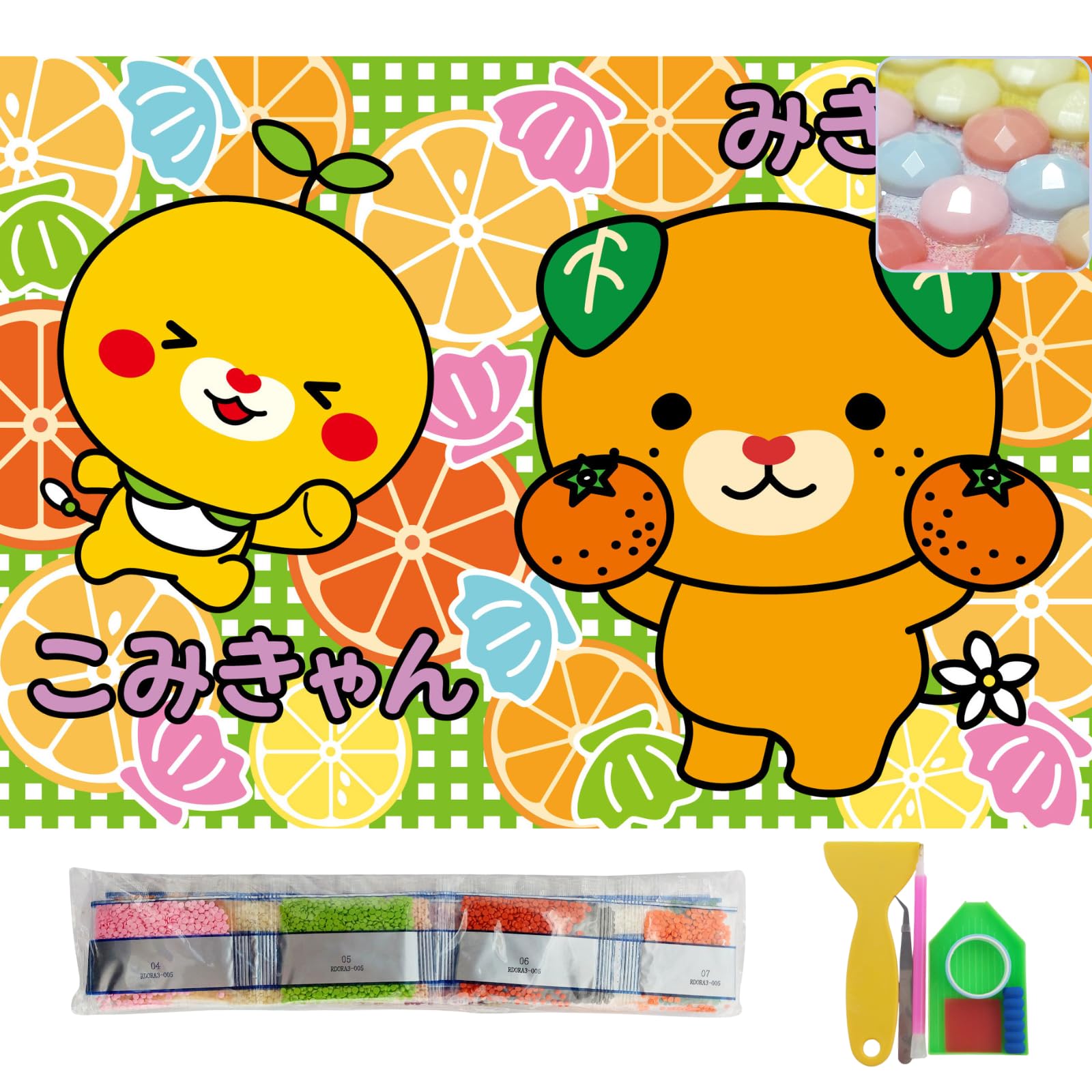 Amazon.co.jp: RICHSTON ダイヤモンドアート 【みきゃん＆こみきゃん